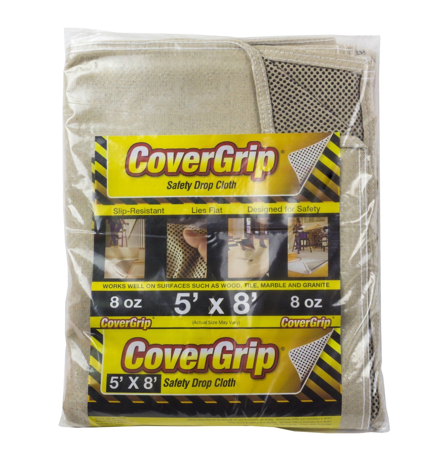 Covergrip 5' x 8' Safety Drop Cloth